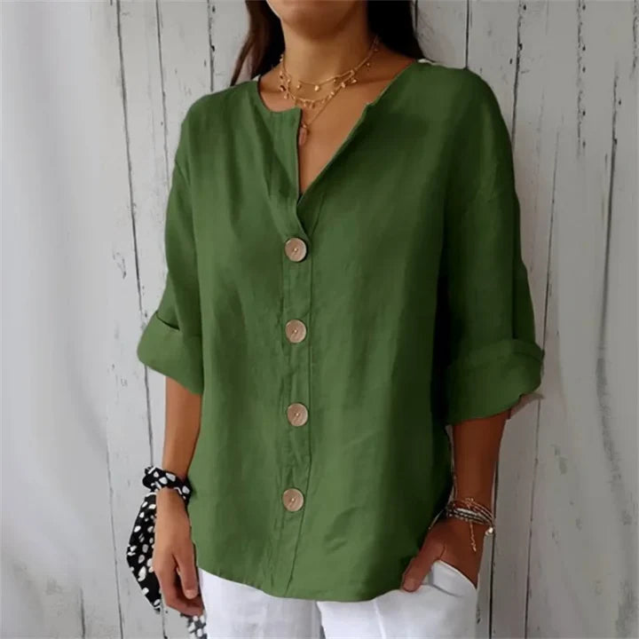 Jara - Camisa abotonada, aireada y cómoda