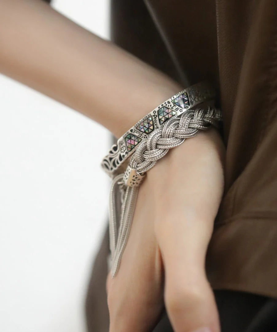 Riellea - Pulsera trenzada boho-chic