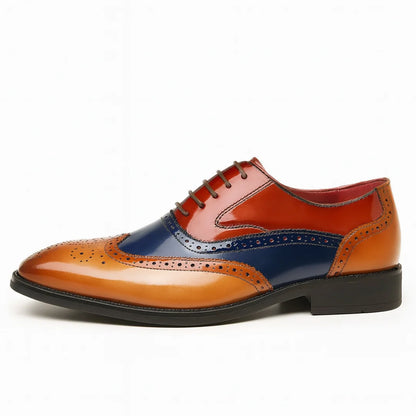 Nalos - Zapatos Oxford con punta de ala hechos a mano