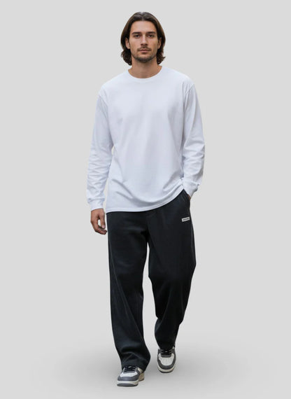 Zaylor - Pantalones palazzo de terciopelo suave