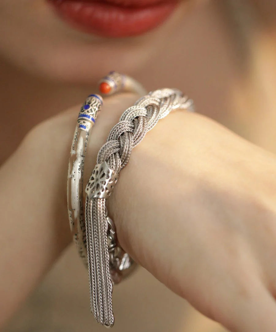 Riellea - Pulsera trenzada boho-chic