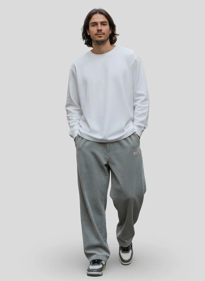 Zaylor - Pantalones palazzo de terciopelo suave