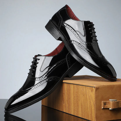 Nalos - Zapatos Oxford con punta de ala hechos a mano