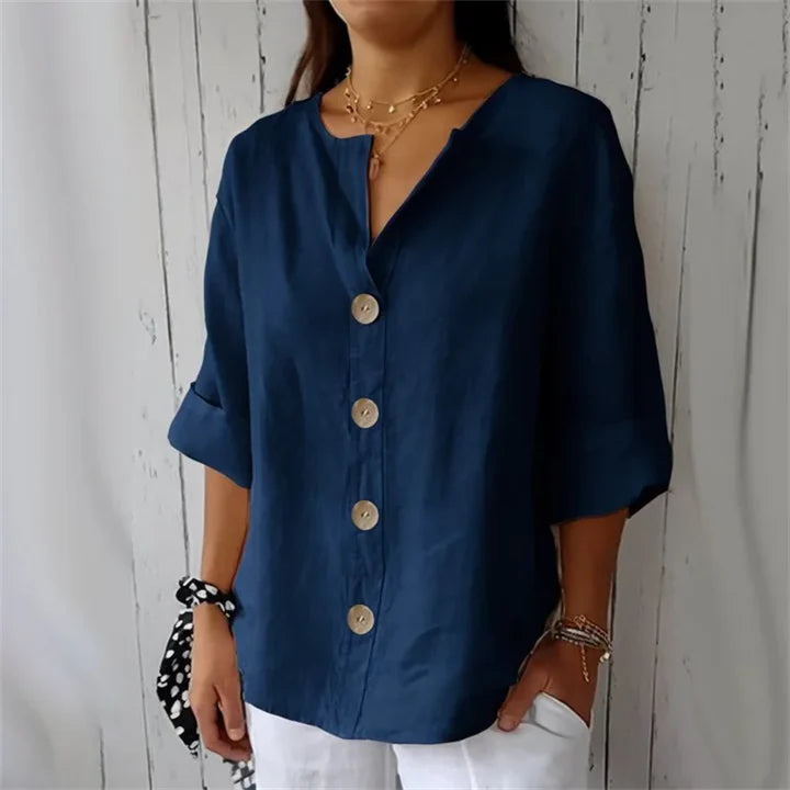 Jara - Camisa abotonada, aireada y cómoda