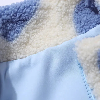 Katharina - Chaqueta reversible con un delicado estampado de corazones