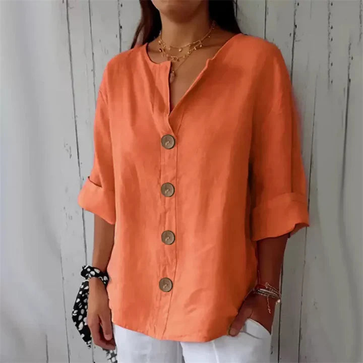 Jara - Camisa abotonada, aireada y cómoda