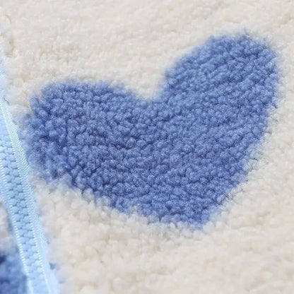 Katharina - Chaqueta reversible con un delicado estampado de corazones